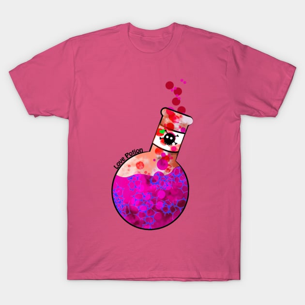 Love potion by science, red edition T-Shirt by 1anioh